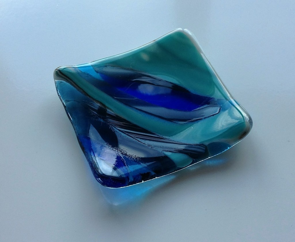 Blue dish